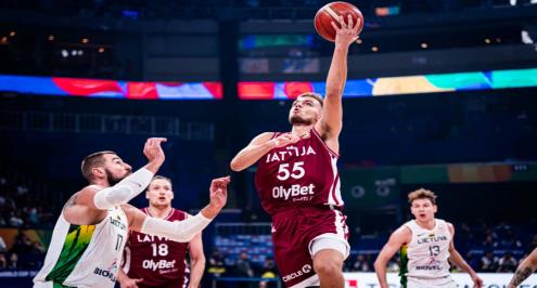 لاتفيا تنهي مونديال السلة خامسا وسلوفينيا سابعا (فيديو)